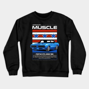 Iconic GTO Muscle Car Crewneck Sweatshirt